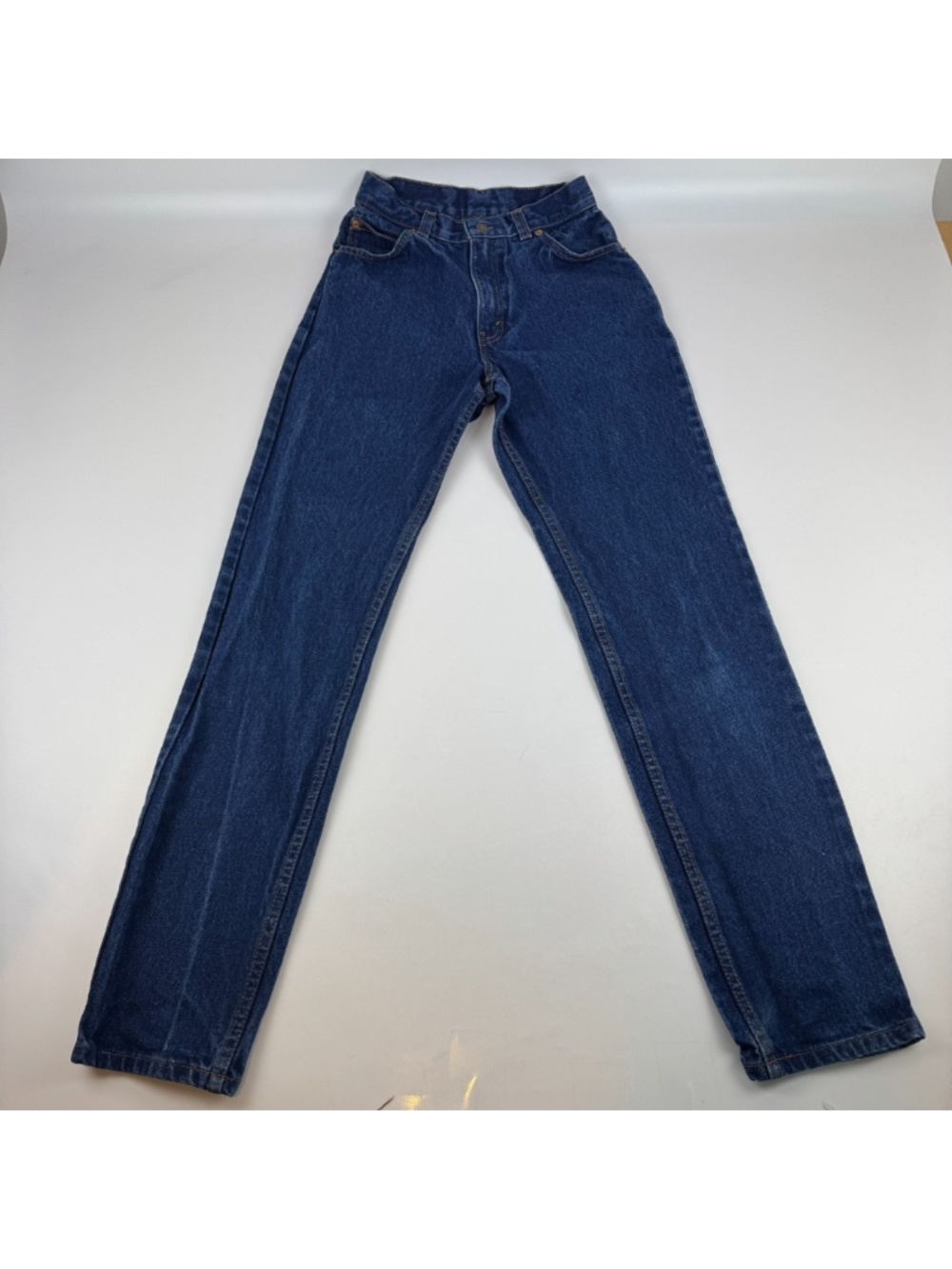 Vintage 80s Levis Womens Size 9 x 32in High Rise Mom Jeans Dark Wash Made in USA